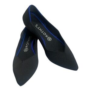 Rothy's Black and Blue Flats